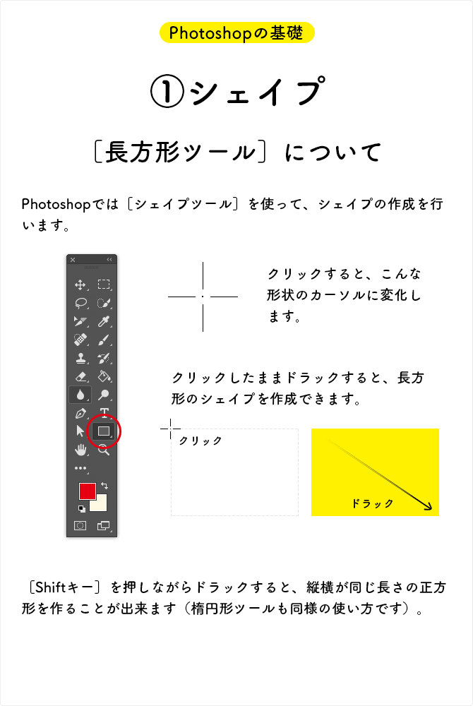長方形ツール